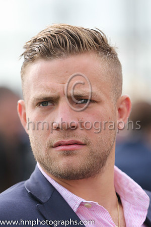 Ian Madigan at the Irish Derby at the Curragh