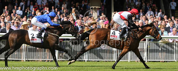 3rd - 2 Log Out Island - Trainer: Richard Hannon (in GB) - Jockey: W Buick - Owner: Godolphin - Colors: royal blue