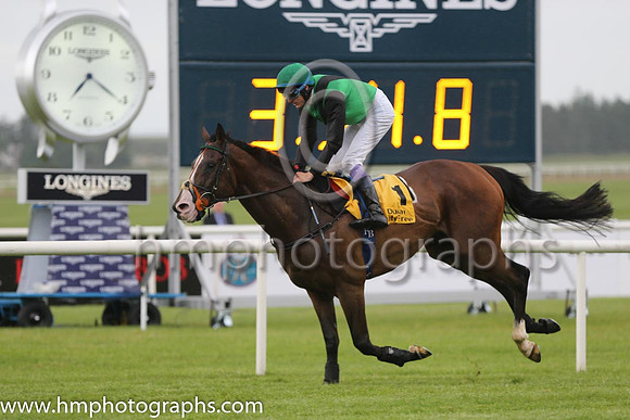 8th - 1 Steps To Freedom - Trainer: Mrs John Harrington - Jockey: FM Berry - Owner: Mrs Sean Hussey - Colors: emerald green, black sash