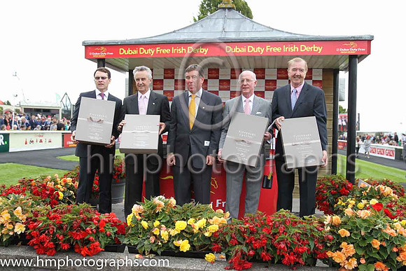 Trainer Legends at the Curragh on Irish Derby Day
