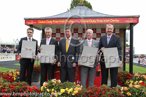Trainer Legends at the Curragh on Irish Derby Day