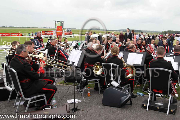 Number 1 Army Band at the Irish Derby at the Curragh