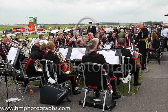 Number 1 Army Band at the Irish Derby at the Curragh