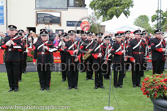 Army Number 1 Band at the Irish Derby at the Curragh