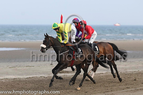 7 High Net Worth and Ms N Carberry - - 7th (2 ,yellow, emerald green star ) Trainer - Gordon Elliott &amp; 5 He's Our Man and Ms K Walsh - - 5th (1 ,red, white, cross ) Trainer - Ross O'Sullivan