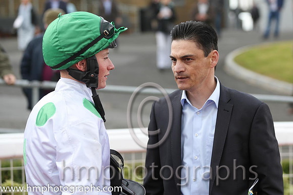 1st No 4 Boughtforasong (IRE) (3) - Jockey: S Corby (5) - Trainer: Georgios Pakidis - Colours: white, three green spots