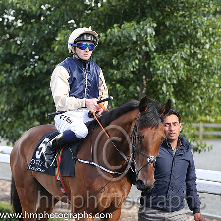 6th No 5 Prairie Wind (IRE) (8) - Jockey: C D Hayes - Trainer: A Oliver - Colours: black, white seams