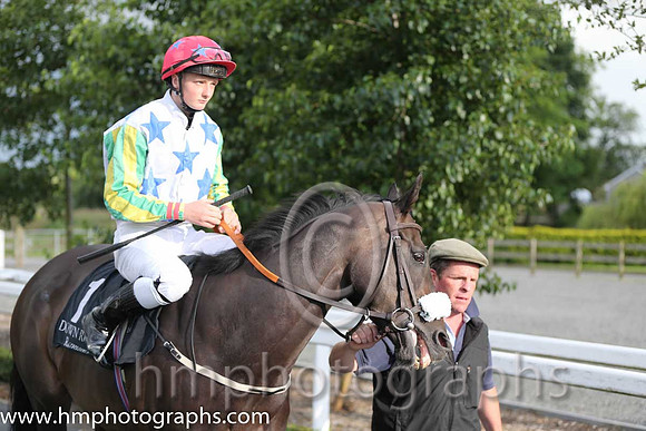 8th No 1 Lake George (IRE) (12) - Jockey: D M Redmond (7) - Trainer: J M Barrett - Colours: white, royal blue stars