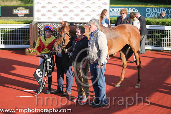 1st No 6 Annagh Haven (IRE) (5) - Jockey: C D Hayes - Trainer: M Mulvany - Colours: red and yellow diabolo