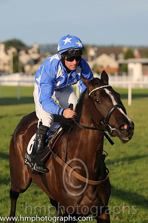 4th No 6 Rolanna (IRE) (4) - Jockey: R P Cleary - Trainer: Miss Jones - Colours: royal blue, white stars