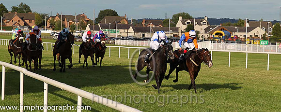 1st No 8 Plough Boy (IRE) (14) - Jockey: R P Downey (5) - Trainer: G Donnelly - Colours: orange  blue hlvd