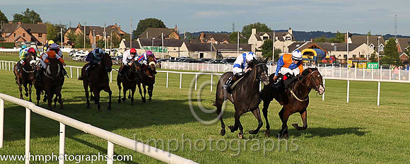 2nd No 11 Octavia (IRE) (1) - Jockey: C R King (3) - Trainer: D Marnane - Colours: white, blue chevron