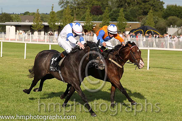 1st No 8 Plough Boy (IRE) (14) - Jockey: R P Downey (5) - Trainer: G Donnelly - Colours: orange  blue hlvd