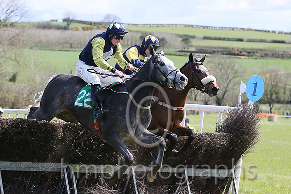 01st STOWAWAY FOREVER and J J Codd ( 22 , DARK BLUE,white diamond; yellow sleeves; dark blue cap,white diamonds ) Trainer: J.P. Dempsey,, Owner : Denis Cusack