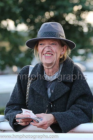 Spectator at Down Royal on Musgrave Northern Ireland Race Day at Down Royal