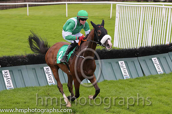 03rd Bank Bonus (GB) ( 2 , emerald green, white braces ) and K.M. Donoghue - Trainer : Gordon Elliott - Owner : STU Syndicate
