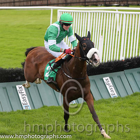 03rd Bank Bonus (GB) ( 2 , emerald green, white braces ) and K.M. Donoghue - Trainer : Gordon Elliott - Owner : STU Syndicate