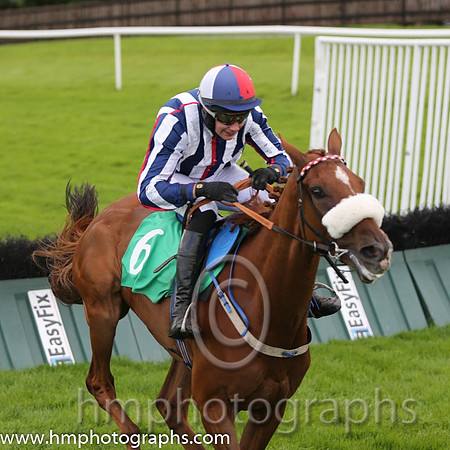 04th Crafty Codger ( 6 , navy blue, white stripes ) and A.P. Heskin - Trainer : Kevin Prendergast - Owner : Mrs. Kevin Prendergast