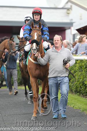 06th Whisky Galore (GB) ( 7 , black and royal blue hoops ) and M.A. Enright - Trainer : Niall Moran - Owner : Edric Browne