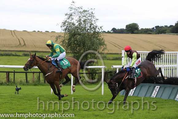 02nd Carlyan ( 15 , brown, light green sleeves ) and J.J. Burke - Trainer : Peter Casey - Owner : Miss M. McLoone