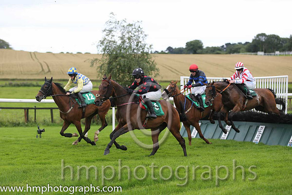 06th Whisky Galore (GB) ( 7 , black and royal blue hoops ) and M.A. Enright - Trainer : Niall Moran - Owner : Edric Browne