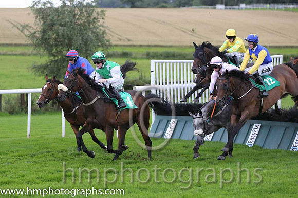 12th Kelso Star ( 2 , pink and white diamonds ) and M.J. Bolger - Trainer : John C. McConnell - Owner : Rockview Racing Club
