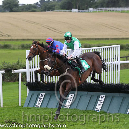 08th Abarta ( 4 , emerald green, white stars ) and L.P. Dempsey (3) - Trainer : V. T. O'Brien - Owner : Sean O'Brien