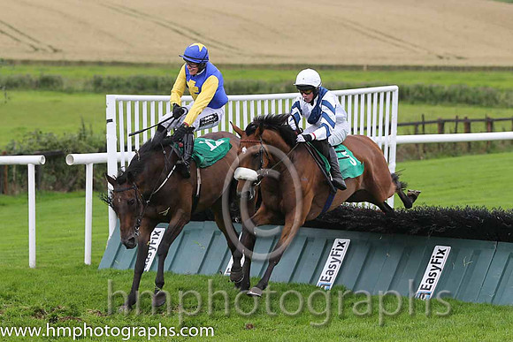 03rd Exit Seven ( 5 , white, royal blue sash ) and C.D. Maxwell (3) - Trainer : T.G.McCourt - Owner : Mrs J. Manley/P.B. Cosgrove