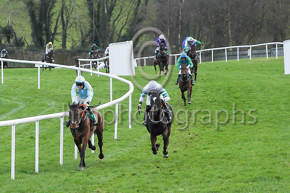 01st Drumbear and Mr B W Harvey7 ( 2 , light blue, yellow stars ) Trainer - J C McConnell , Owner - Colm Herron