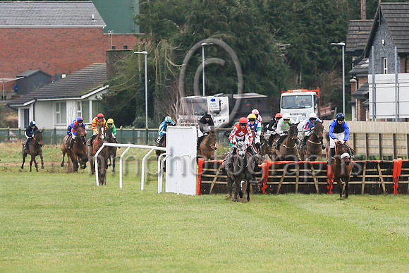 1 Doctor Bravo (1 ,red, white diamond ), Jockey - D N Russell ,Trainer - G Elliott