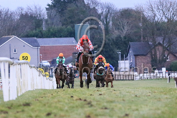1 No Time To Wait (4 ,red, white diamond ), Jockey - Mr J J Codd ,Trainer - G Elliott