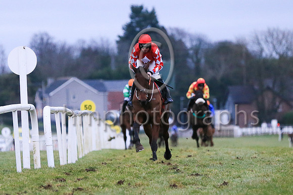 1 No Time To Wait (4 ,red, white diamond ), Jockey - Mr J J Codd ,Trainer - G Elliott