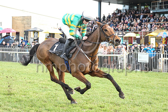 1 Limerick Lace (1 ,emerald green and orange hoops ), Jockey - L P Dempsey ,Trainer - G P Cromwell