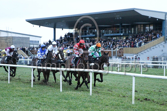1 No Time To Wait (4 ,red, white diamond ), Jockey - Mr J J Codd ,Trainer - G Elliott