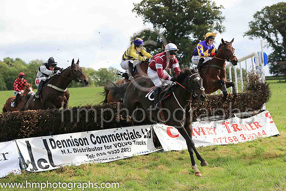 02nd STORM IN DECEMBER and R O'Harding ( 10 ,maroon, white sleeves ) Trainer: John Joseph Hanlon,, Owner : Syndicate Forever Never