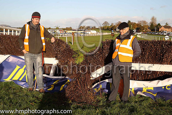 A problem for the fence stewards at Down Royal