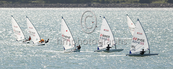 1st Conor Cronin - 218869 -MYC/RStYC - ILCA 6 : Results : 1, 1,2,1,-3,3, Total = 11, Nett = 8
