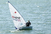 5th Gavin Doig - 204042 -EABC - ILCA 6 : Results : 6, 7,5,4,-9,4, Total = 35, Nett = 26