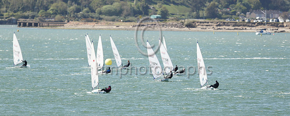 9th Conor Clancy - 223324 -RsGYC - ILCA 6 : Results : -12, 9,8,12,4,8, Total = 53, Nett = 41