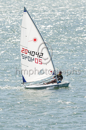 5th Gavin Doig - 204042 -EABC - ILCA 6 : Results : 6, 7,5,4,-9,4, Total = 35, Nett = 26