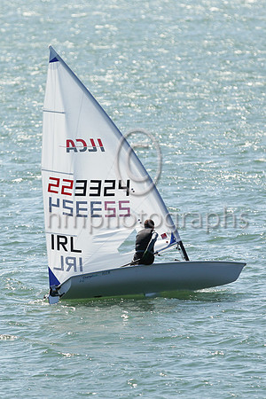 9th Conor Clancy - 223324 -RsGYC - ILCA 6 : Results : -12, 9,8,12,4,8, Total = 53, Nett = 41