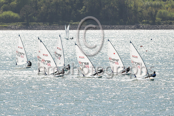 12th Blake Vaughan - 224721 -Royal Cork YC - ILCA 6 : Results : 10, 8,11,9,-13,10, Total = 61, Nett = 48