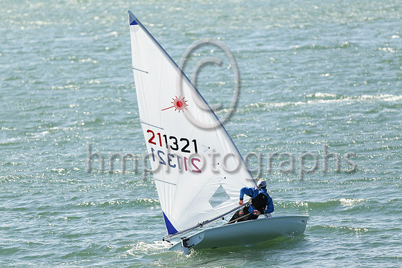 16th George Doig - 211321 -EABC - ILCA 6 : Results : 18, 15,14,10,-20,13, Total = 90, Nett = 70