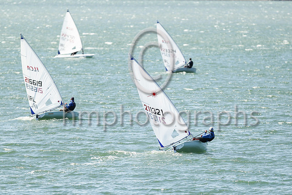 9th Conor Clancy - 223324 -RsGYC - ILCA 6 : Results : -12, 9,8,12,4,8, Total = 53, Nett = 41