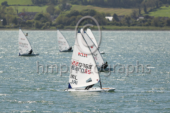 5th Gavin Doig - 204042 -EABC - ILCA 6 : Results : 6, 7,5,4,-9,4, Total = 35, Nett = 26