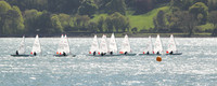 Part of the ILCA 4 fleet at the Ulster Laser Championships at east Antrim Boat Club o 9th May 2026n