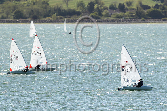 6th Calum Pollard - 137499 -CAYC - ILCA 4 : Results : 3, 8,5,-16,6,5, Total = 43, Nett = 27