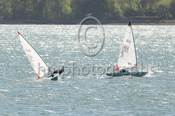 13th Isaac Vaughan - 216121 -RCYC - ILCA 4 : Results : -17, 12,17,8,10,7, Total = 71, Nett = 54