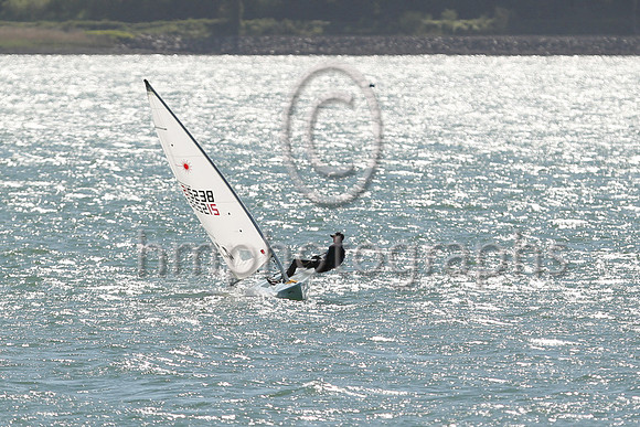 10th Aaron Moore - 215238 -BYC - ILCA 4 : Results : 5, 4,11,12,-15,13, Total = 60, Nett = 45
