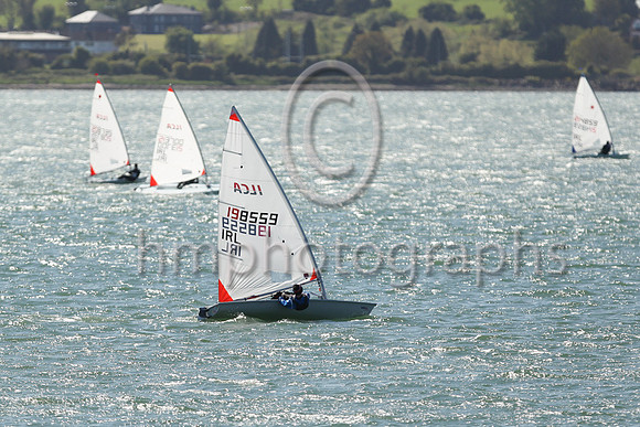14th Matthew Holden - 198559 -BYC - ILCA 4 : Results : 10, 14,13,6,13,(19.0 RET), Total = 75, Nett = 56